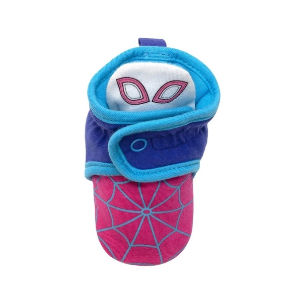 Robeez snap bootie, Marvel ghost spider, spider web, 6-12, 12-18, NIB - Picture 6 of 6